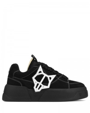 Black Naked Wolfe Kosa Midnight Men's Sneakers | DUBLIN 1253746QI