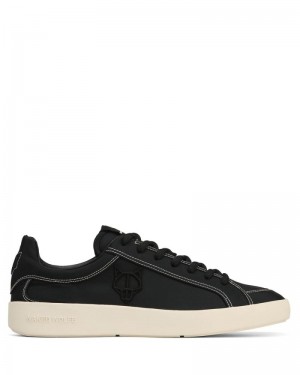 Black Naked Wolfe Portofino Nylon Men's Sneakers | DUBLIN 4359178LH