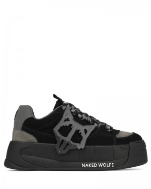 Black Naked Wolfe Slade Men's Sneakers | DUBLIN 8912074IX