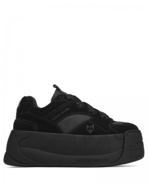 Black Naked Wolfe Snatch Double Women's Sneakers | DUBLIN 5931426AQ