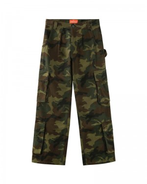 Camo Naked Wolfe Baggy Pocket Cargo Men's Pants | IRELAND 0298431YN