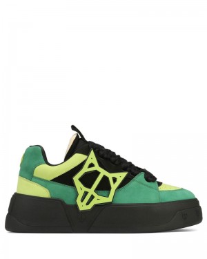 Green Naked Wolfe Kosa Men's Sneakers | IRELAND 0746395BJ