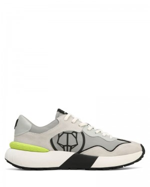 Grey Naked Wolfe Drought Men's Sneakers | IRELAND 6825937KX