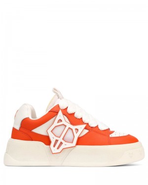 Orange Naked Wolfe Kosa Men's Sneakers | DUBLIN 8193726IX