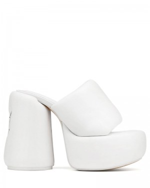 White Naked Wolfe Wow Women's Platform Sandals | IRELAND 3594071LT