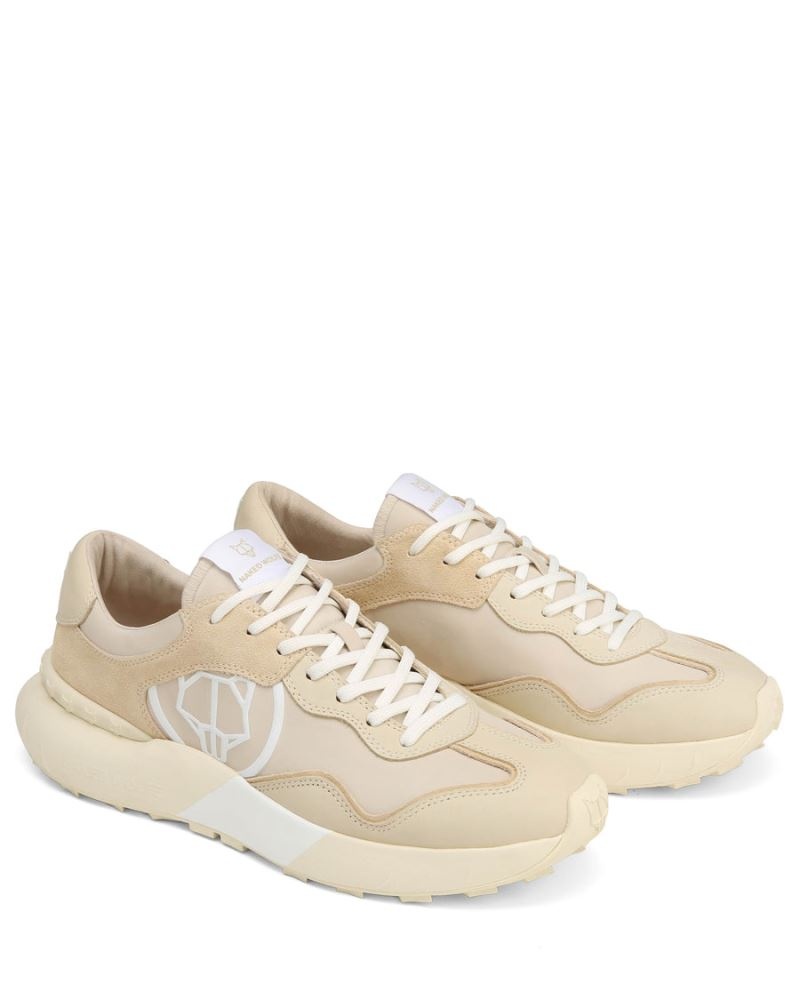 Beige Naked Wolfe Drought Men's Sneakers | IRELAND 0391568VN