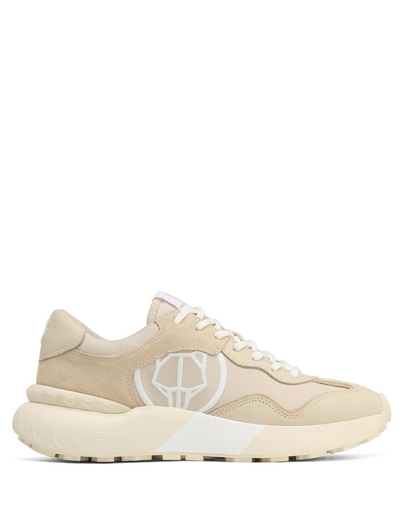 Beige Naked Wolfe Drought Men\'s Sneakers | IRELAND 0391568VN