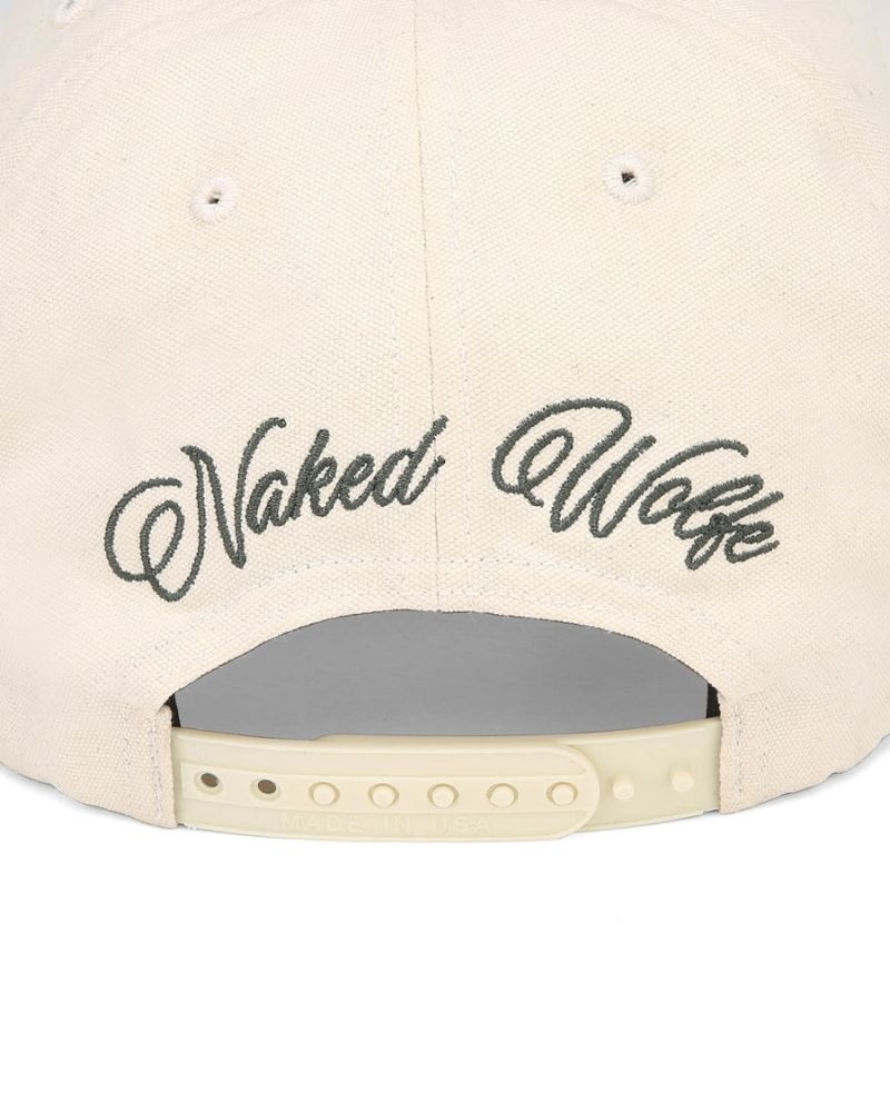 Beige Naked Wolfe Signature Unconstructed Natural Men's Caps | DUBLIN 3481260RI