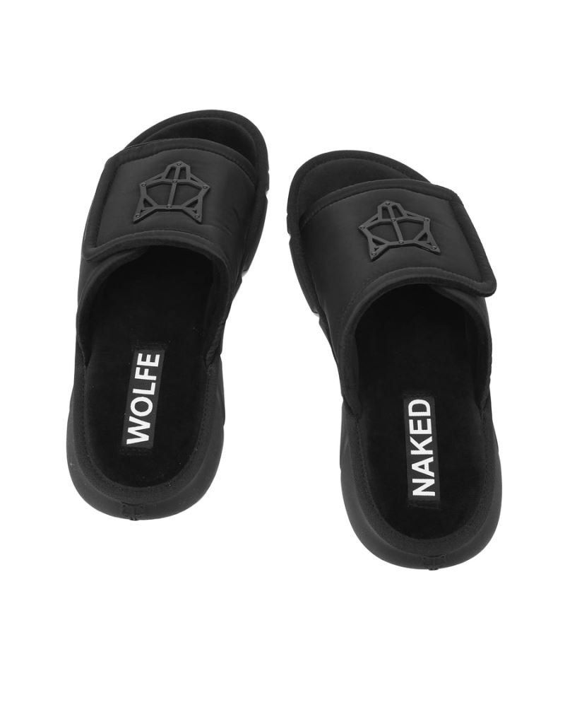 Black Naked Wolfe Alaska Men's Slides | DUBLIN 5621908QC