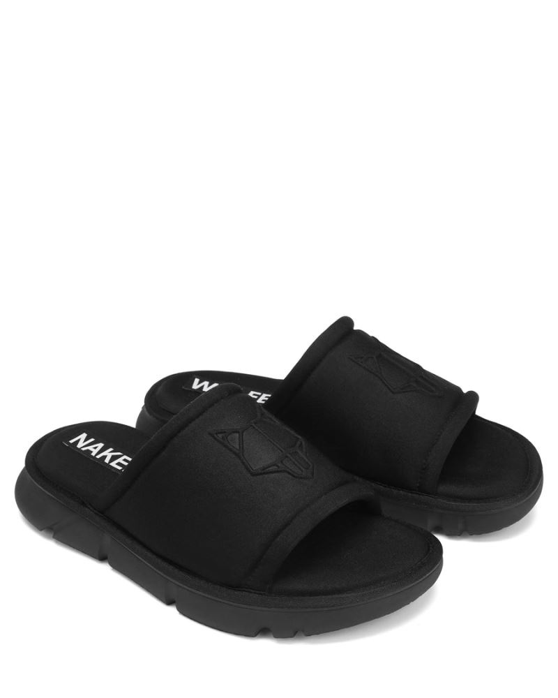 Black Naked Wolfe Arizona Men's Slides | DUBLIN 5786431XL