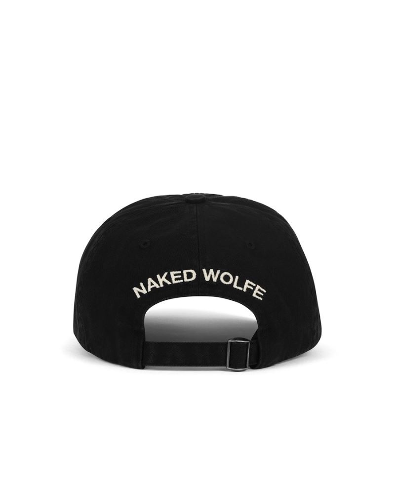 Black Naked Wolfe Baseball Pure Men's Caps | IRELAND 6017329FL