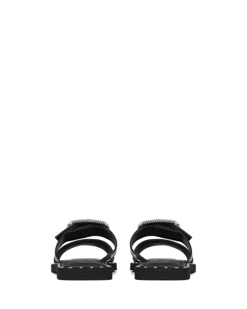 Black Naked Wolfe Daisy Box Women's Slides | DUBLIN 9042571KA