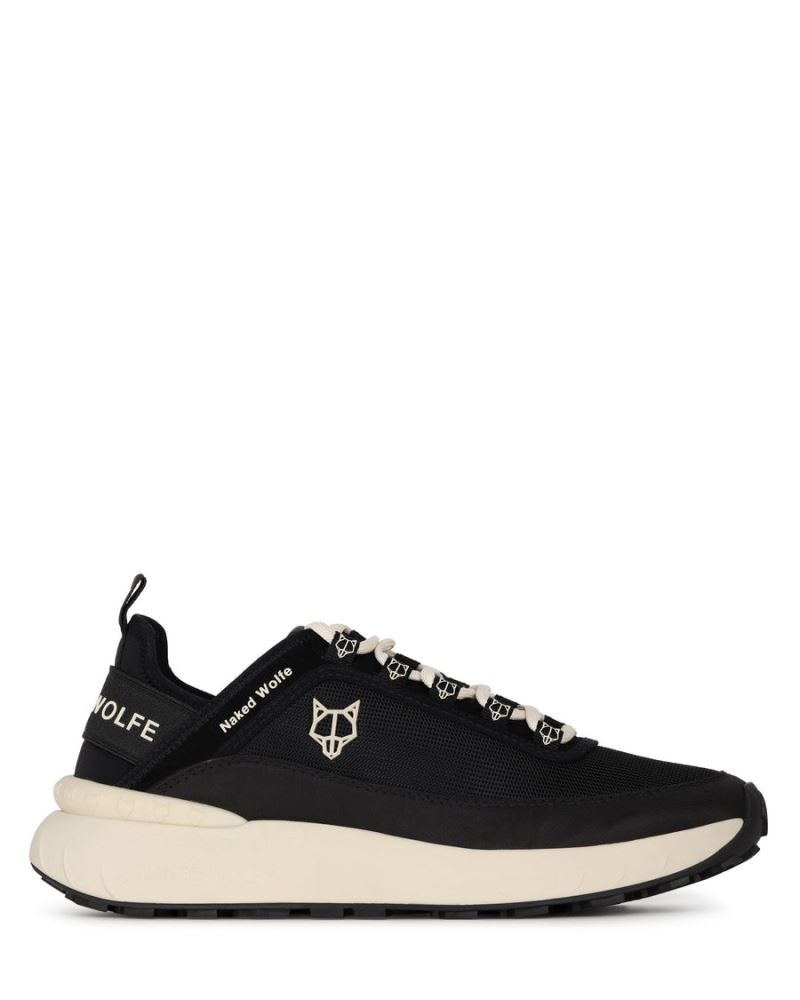 Black Naked Wolfe Drip Nylon Men\'s Sneakers | DUBLIN 0387146ZT