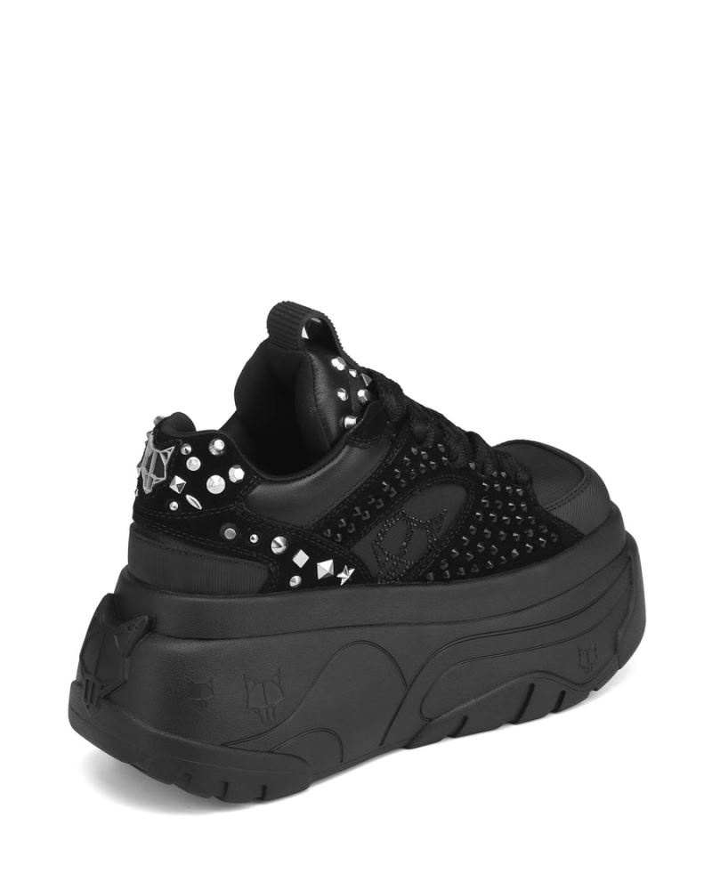 Black Naked Wolfe Fantasy Diamonds Women's Sneakers | IRELAND 8715094OL