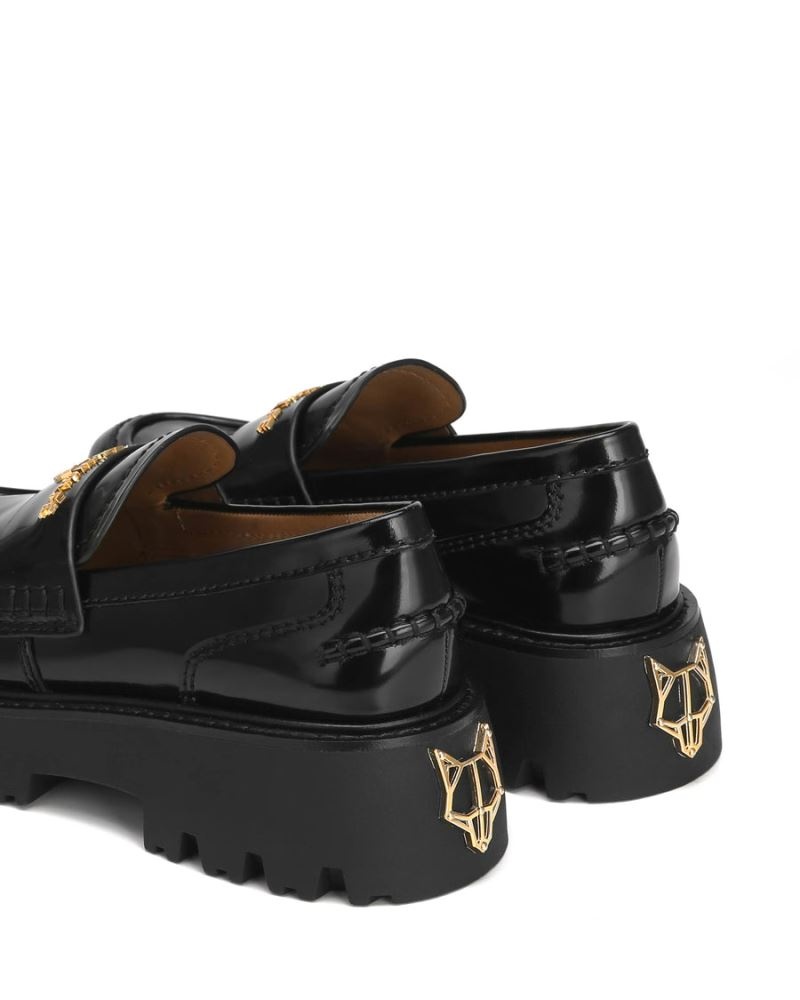 Black Naked Wolfe Flawed Box Women's Loafers | IRELAND 4172369PL