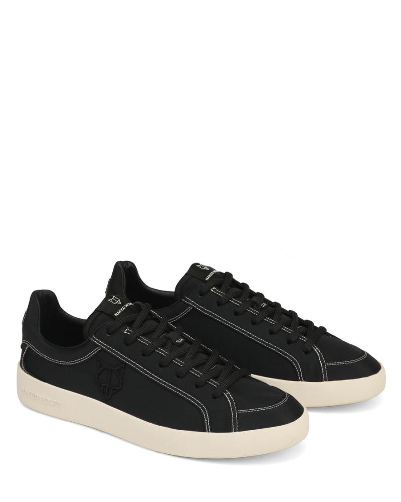 Black Naked Wolfe Portofino Nylon Men's Sneakers | DUBLIN 4359178LH