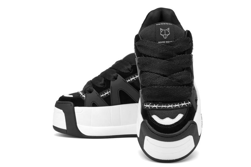 Black Naked Wolfe Slider Women's Sneakers | IRELAND 5982406UO