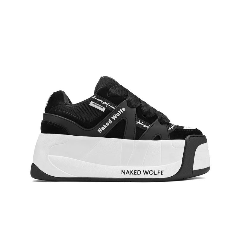 Black Naked Wolfe Slider Women's Sneakers | IRELAND 5982406UO