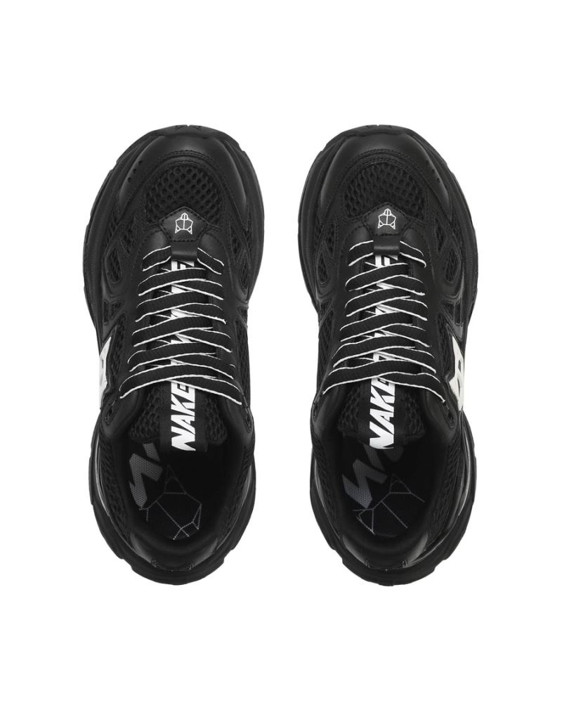 Black Naked Wolfe Smash Double Mesh Women's Sneakers | DUBLIN 9816230MB