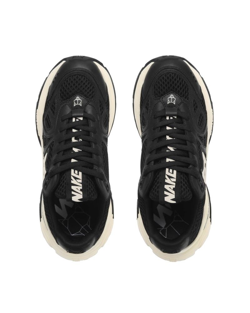 Black Naked Wolfe Smash Mesh Women's Sneakers | IRELAND 3684957WE