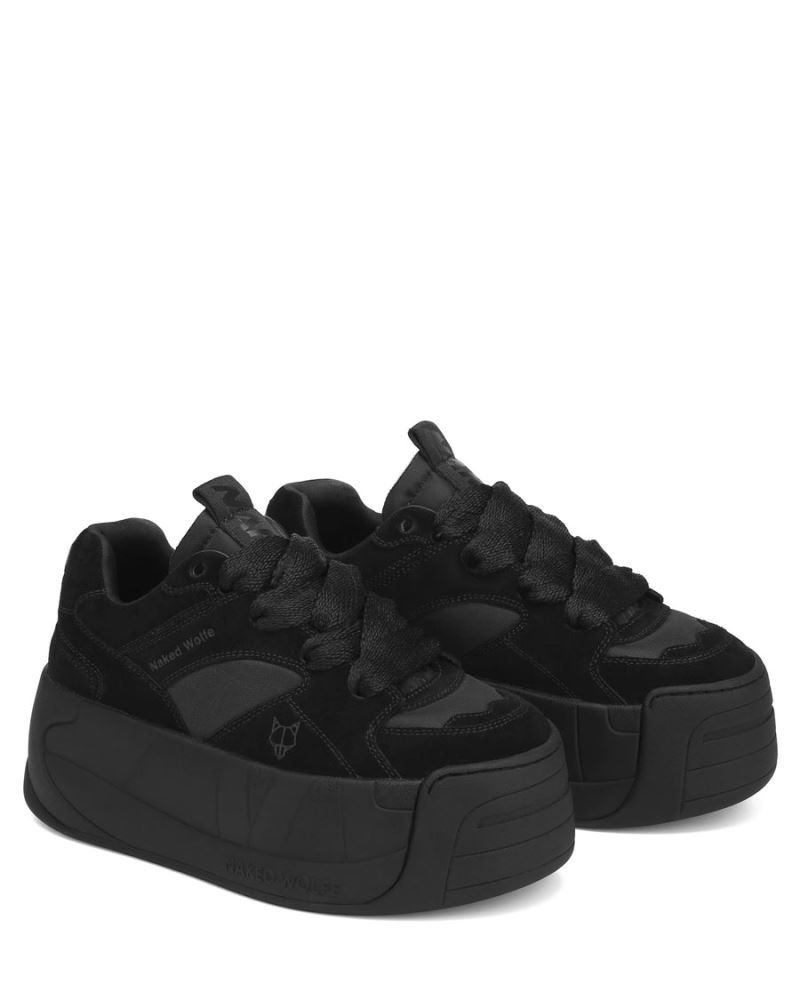 Black Naked Wolfe Snatch Double Women's Sneakers | DUBLIN 5931426AQ