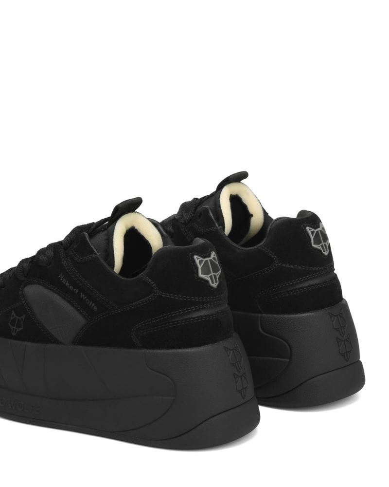 Black Naked Wolfe Snatch Double Women's Sneakers | DUBLIN 5931426AQ