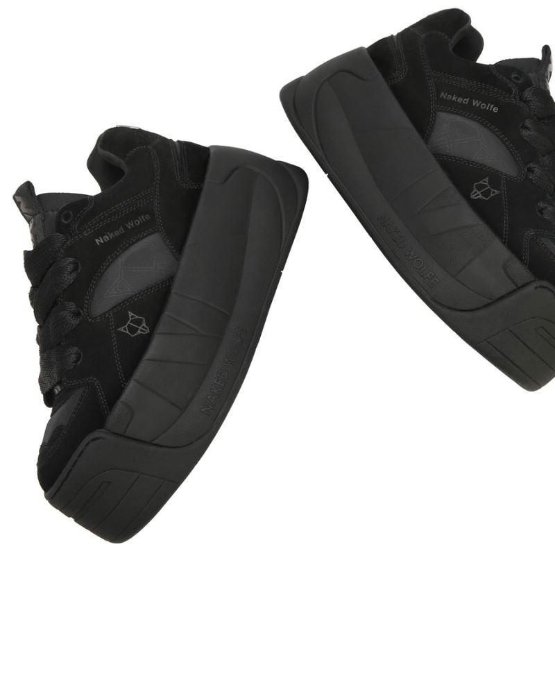 Black Naked Wolfe Snatch Double Women's Sneakers | DUBLIN 5931426AQ