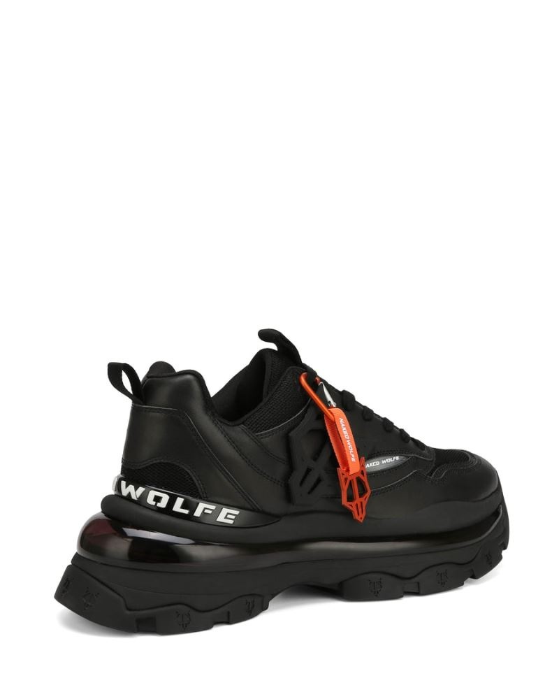 Black Naked Wolfe Spring Men's Sneakers | IRELAND 7124806BR