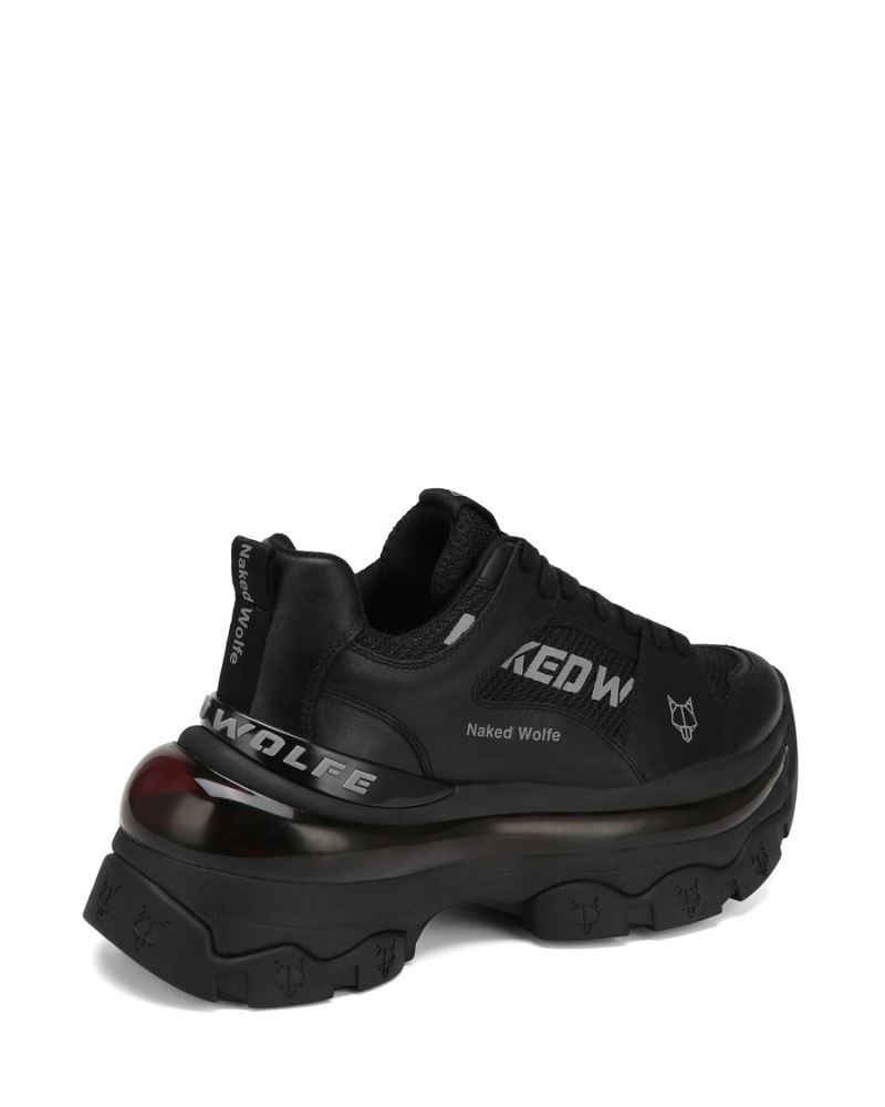 Black Naked Wolfe Wind Women's Sneakers | IRELAND 0819574KA