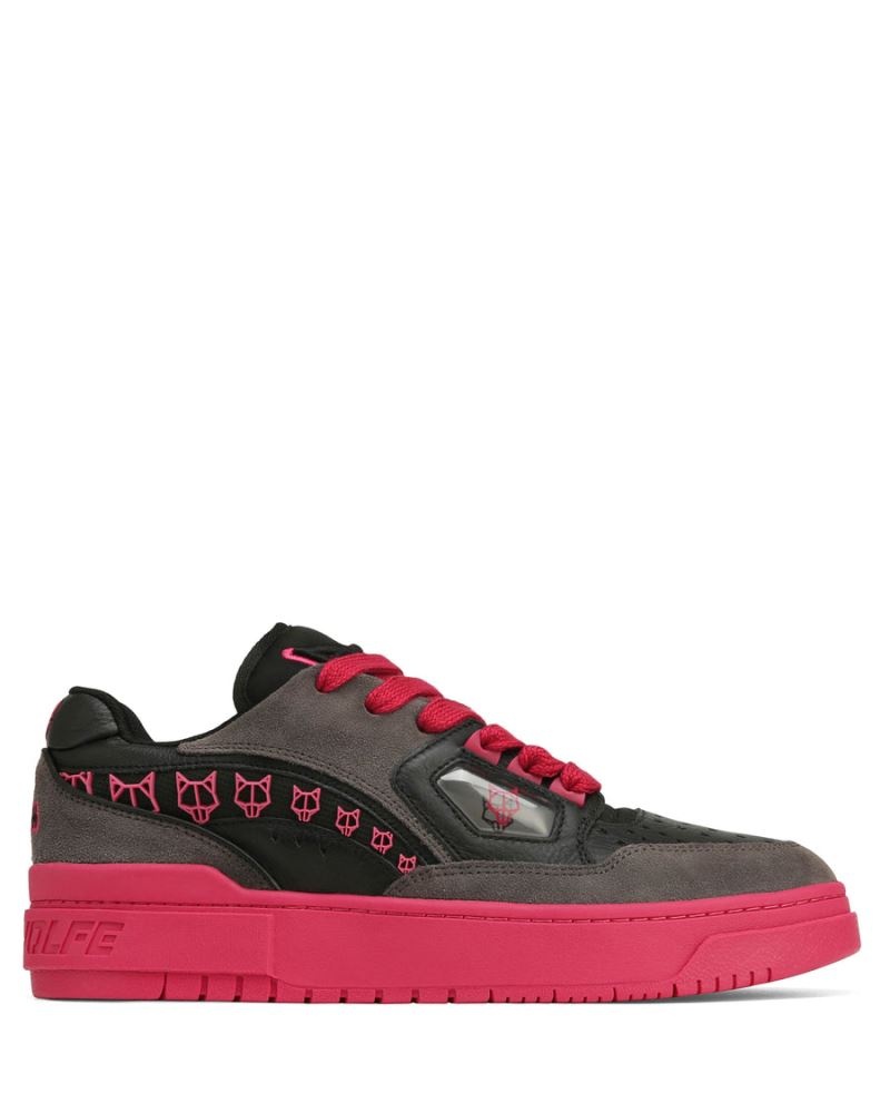 Black / Pink Naked Wolfe NW-00 Combo Men's Sneakers | IRELAND 3426510XC