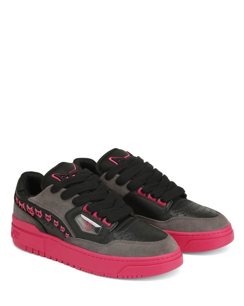 Black / Pink Naked Wolfe NW-00 Combo Men's Sneakers | IRELAND 3426510XC