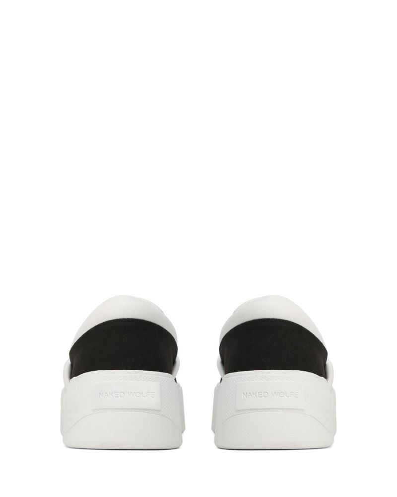 Black / White Naked Wolfe Killer Men's Sneakers | IRELAND 0491538VA