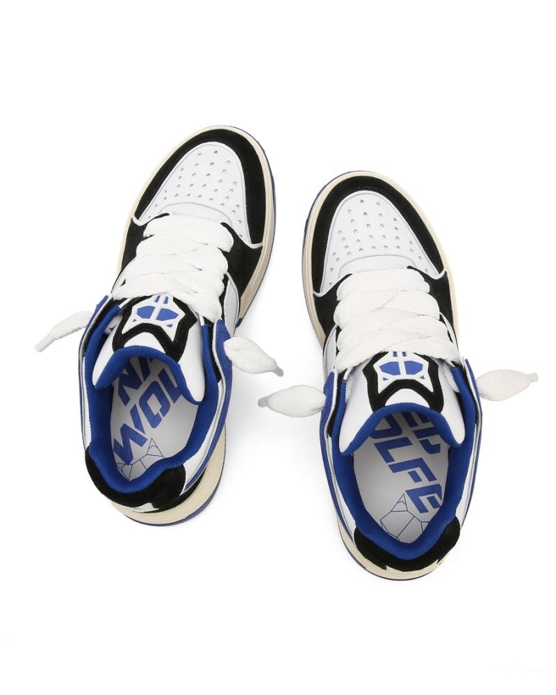 Blue Naked Wolfe Kash Nubuck Leather Men's Sneakers | IRELAND 0617429FT