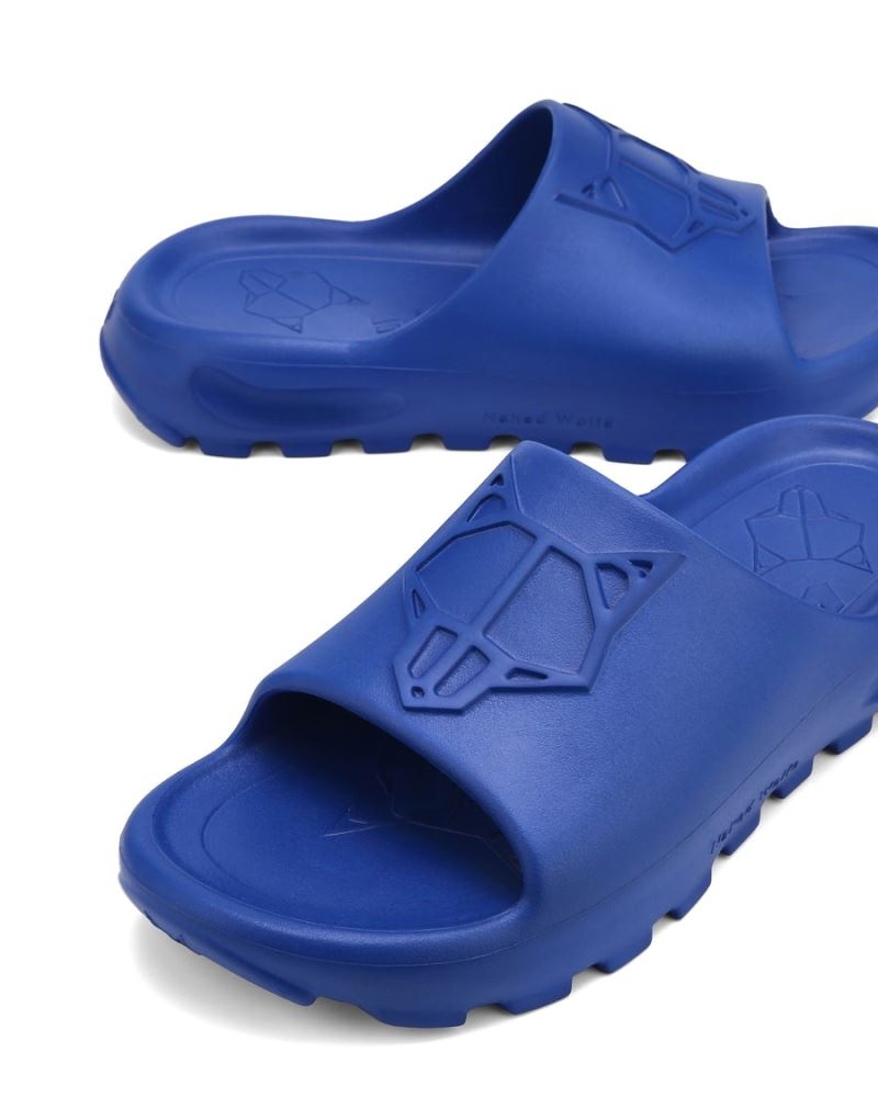 Blue Naked Wolfe Tommy Men's Slides | IRELAND 4762859KP