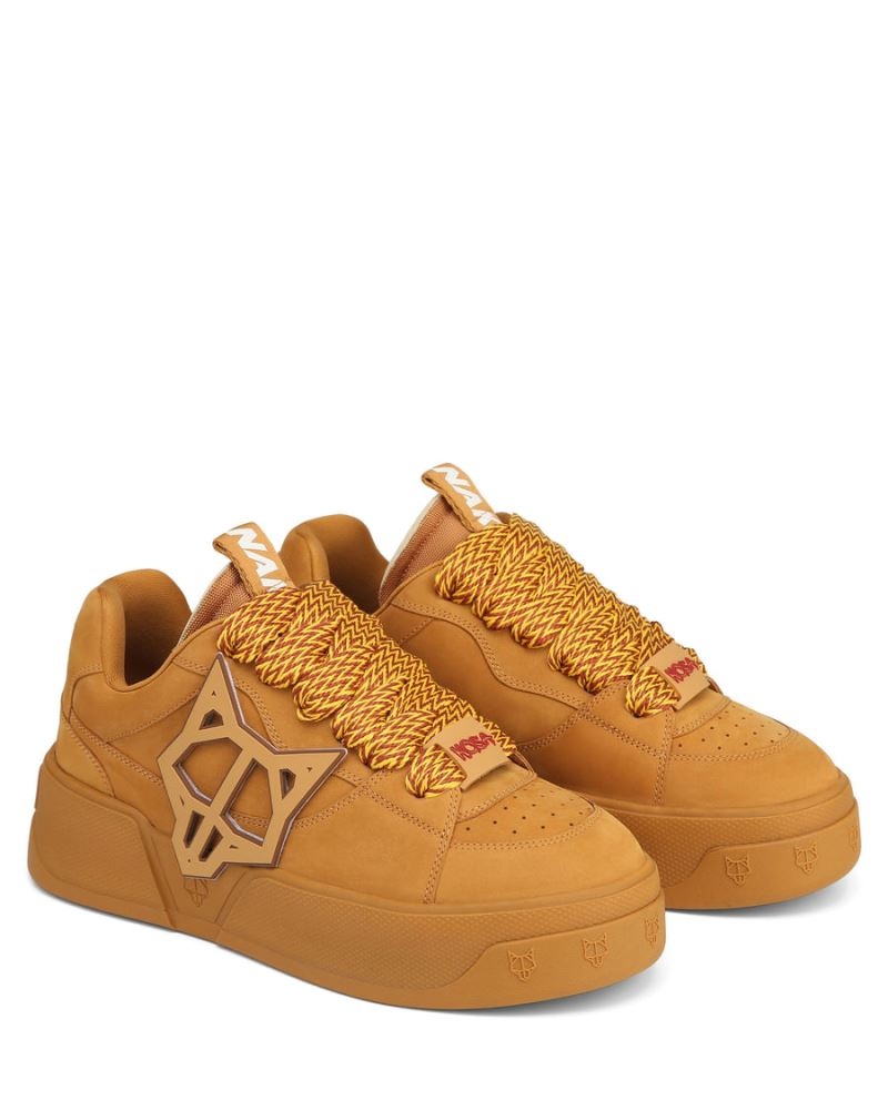 Brown Naked Wolfe Kosa Wheat Men's Sneakers | IRELAND 9540231DY