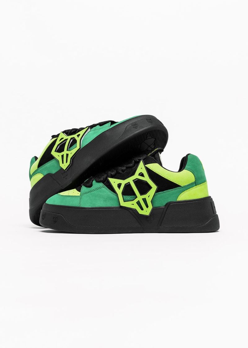 Green Naked Wolfe Kosa Men's Sneakers | IRELAND 0746395BJ