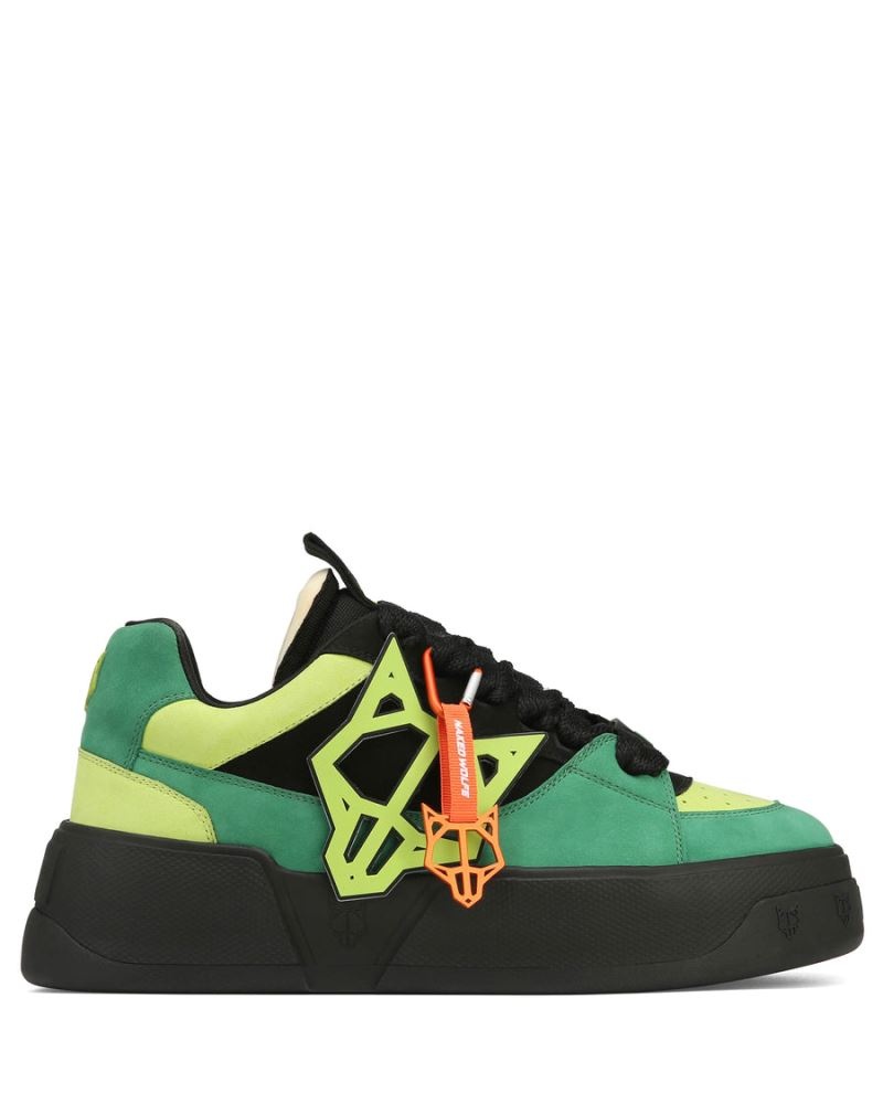 Green Naked Wolfe Kosa Men's Sneakers | IRELAND 0746395BJ