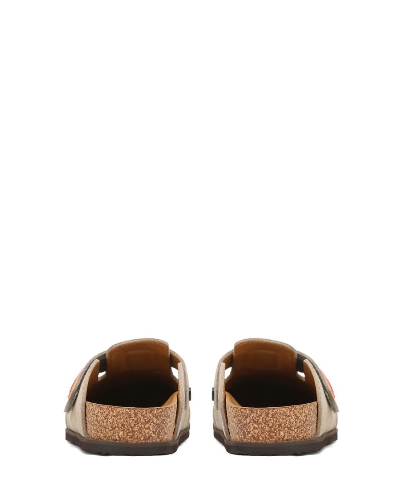 Grey Brown Naked Wolfe Melt Suede Men's Slippers | DUBLIN 8021356GT