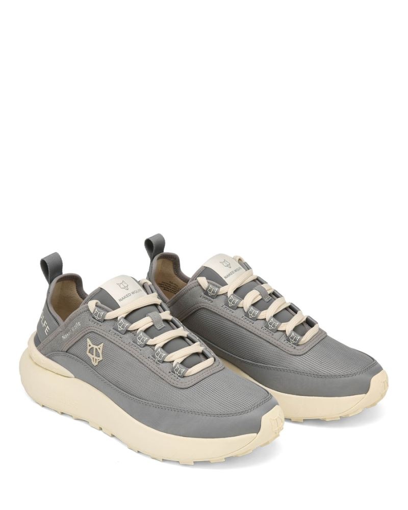 Grey Naked Wolfe Drip Nylon Men's Sneakers | IRELAND 2380149WN