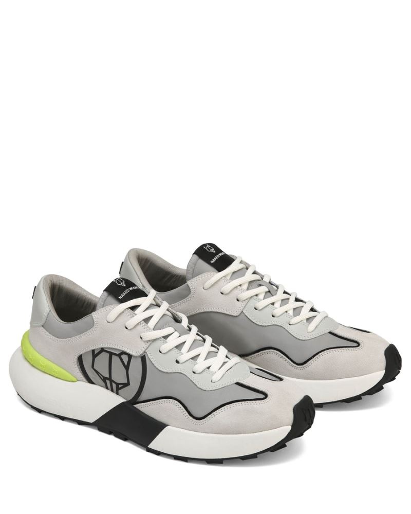 Grey Naked Wolfe Drought Men's Sneakers | IRELAND 6825937KX