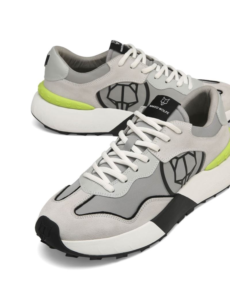 Grey Naked Wolfe Drought Men's Sneakers | IRELAND 6825937KX