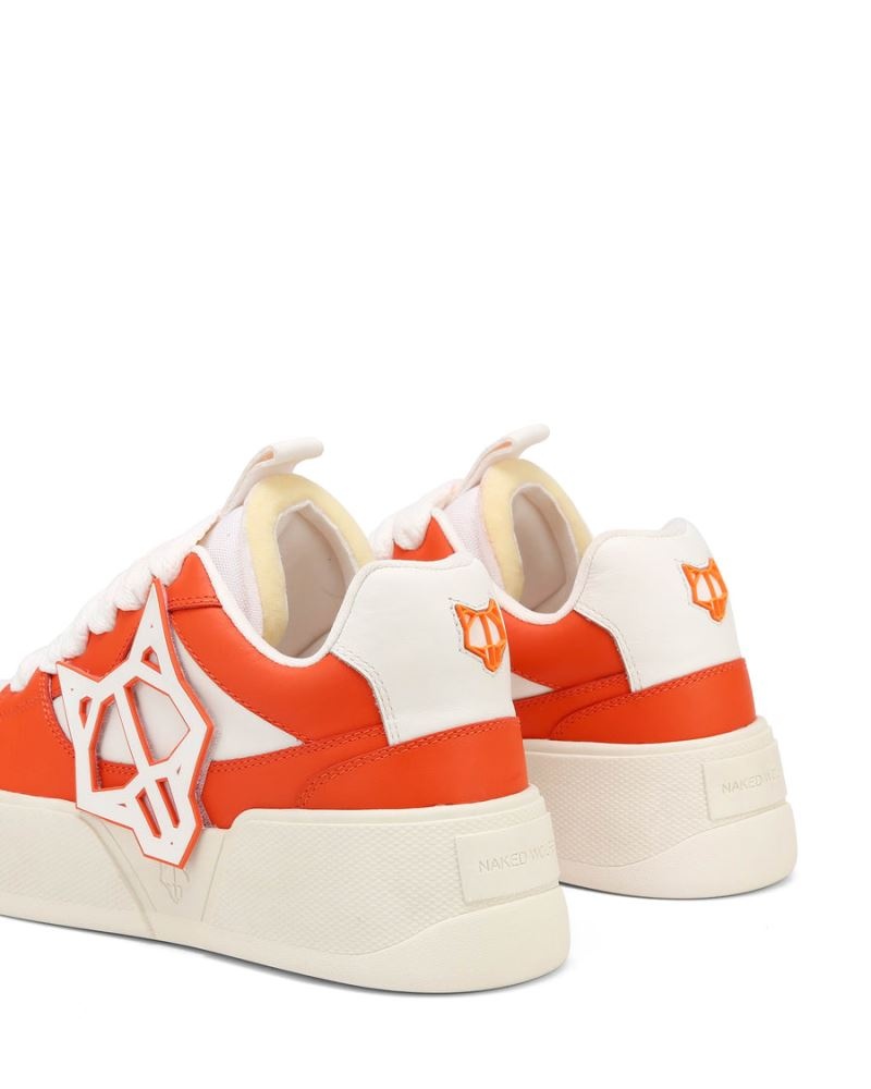 Orange Naked Wolfe Kosa Men's Sneakers | DUBLIN 8193726IX