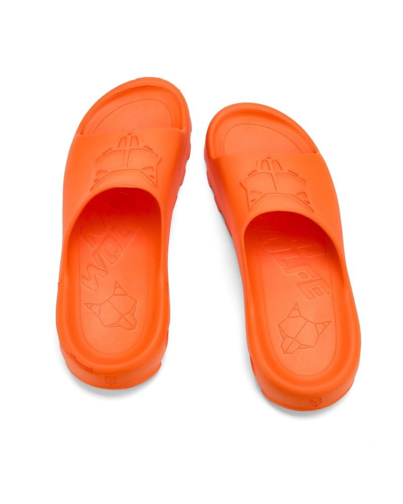 Orange Naked Wolfe Tommy Men's Slides | DUBLIN 9571048TD