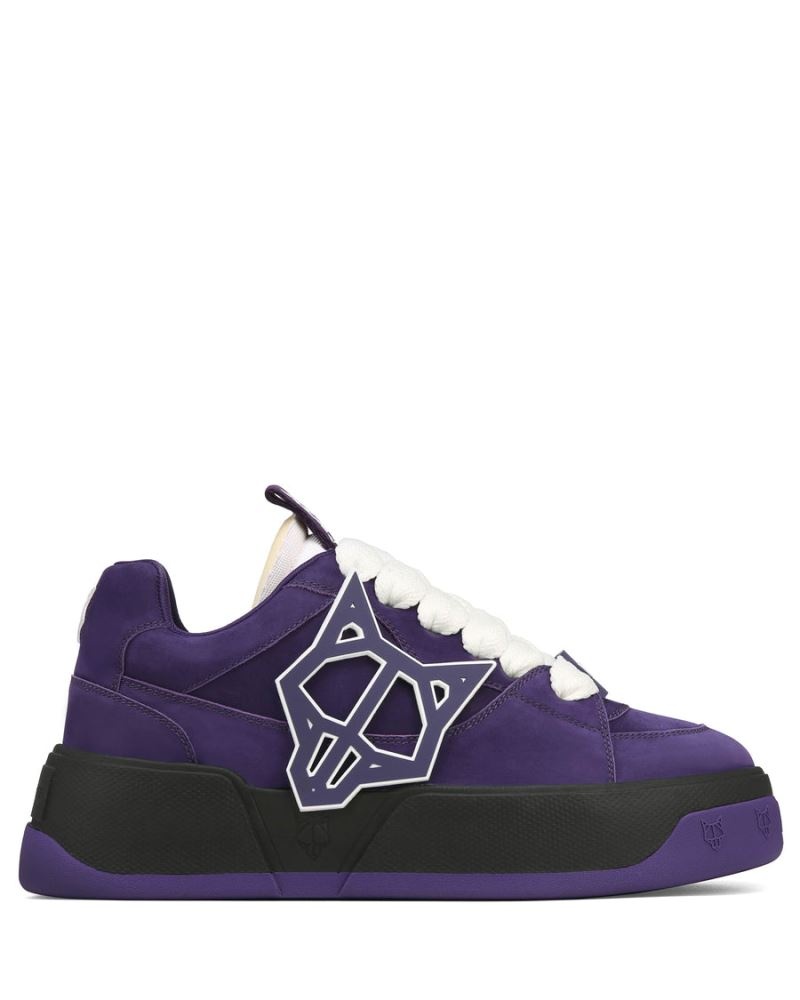 Purple Naked Wolfe Kosa Grape Men's Sneakers | IRELAND 7026143WX