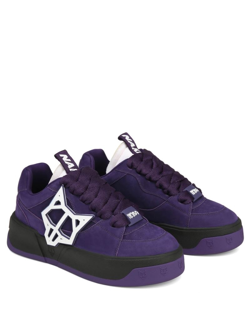 Purple Naked Wolfe Kosa Grape Men's Sneakers | IRELAND 7026143WX