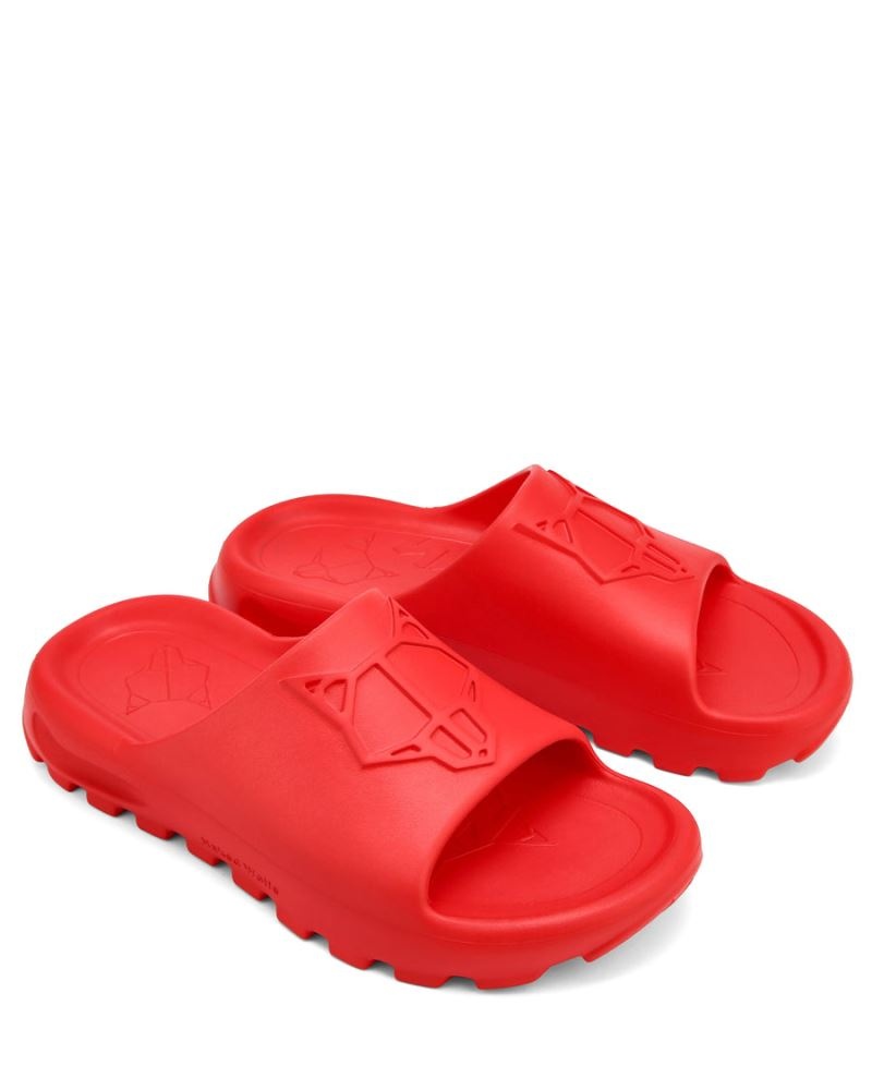 Red Naked Wolfe Tommy Men's Slides | IRELAND 2806397LV