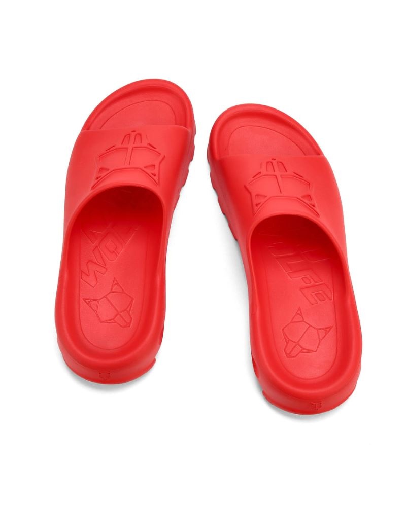 Red Naked Wolfe Tommy Men's Slides | IRELAND 2806397LV