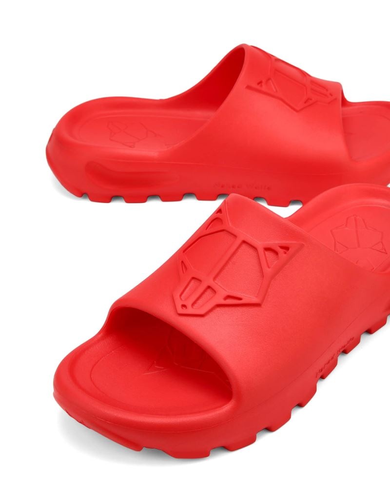 Red Naked Wolfe Tommy Men's Slides | IRELAND 2806397LV