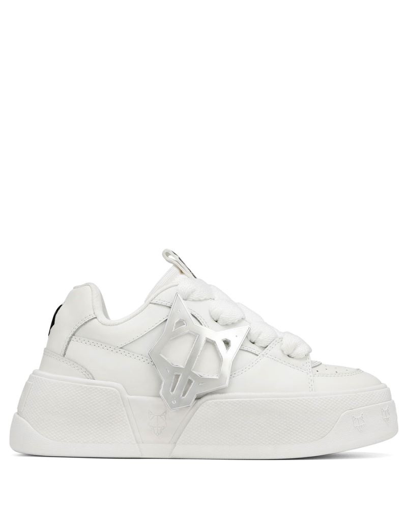 White Naked Wolfe City Women's Sneakers | IRELAND 2358197ZL