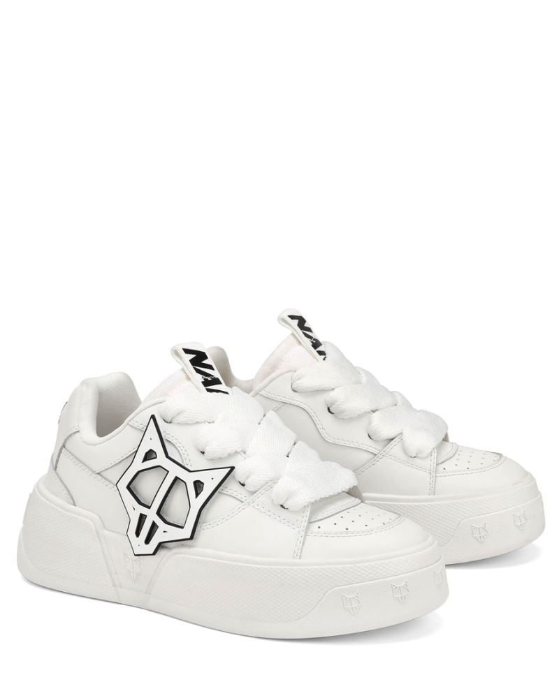 White Naked Wolfe City Women's Sneakers | IRELAND 2358197ZL